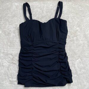 NWT Gottex Women's Black Swimwear One Piece Bikini Size 36D